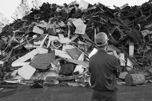 Professional loft clearance team at work in Acton
