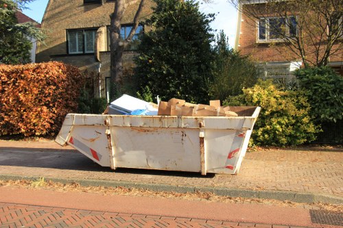 Acton office furniture being cleared