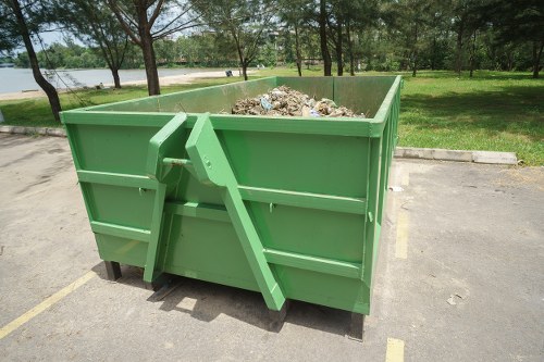 Map highlighting Acton's nearby areas served by waste removal services